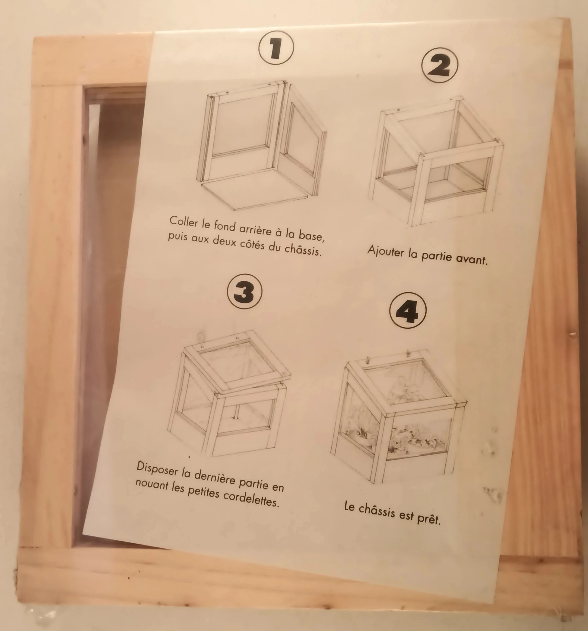 Kit de exibição decorativo de madeira para montar Novo na embalagem – photo 2